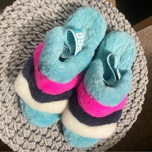UGG Multicolor Fluff Yeah Slippers